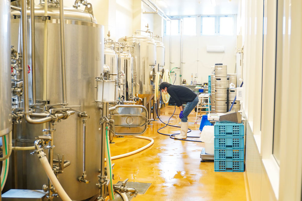 北海道乙部追分ブリューイングクラフトビール醸造